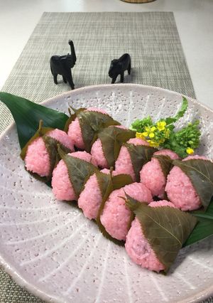 もち米deさくら餅-レシピのメイン写真