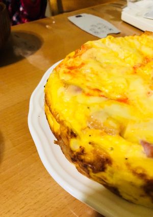 キムチーズ 豆腐 キッシュ ヘルシーQC-レシピのメイン写真