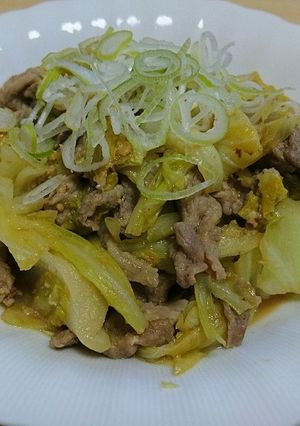 簡単☆豚味噌きゃべつ炒め-レシピのメイン写真