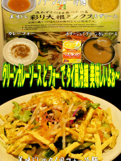 美味ドレのグリーンカレーソースでフォー冷-レシピのメイン写真