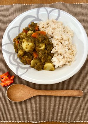 里芋とにんじんのドライカレー-レシピのメイン写真
