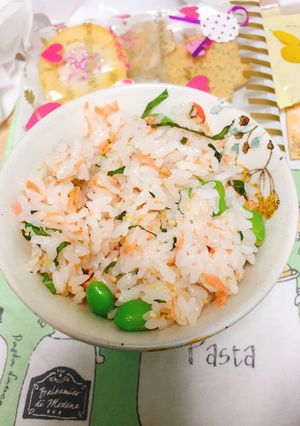鮭と大葉の枝豆ご飯-レシピのメイン写真