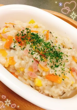 [幼児〜]リゾット風まろやか豆乳おじや☆-レシピのメイン写真