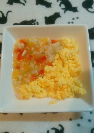 離乳食(中期)オムライス風-レシピのメイン写真