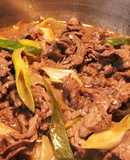細切れ牛肉切り落とし牛肉で変わりすき焼き