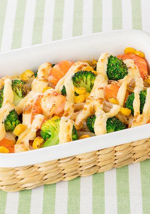 ブロッコリーとえびのマヨネーズ焼き-レシピのメイン写真