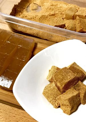 オオバコわらび餅 糖質制限 vegan-レシピのメイン写真