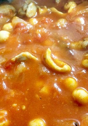 ひよこ豆と鶏もも肉のトマト煮込み-レシピのメイン写真