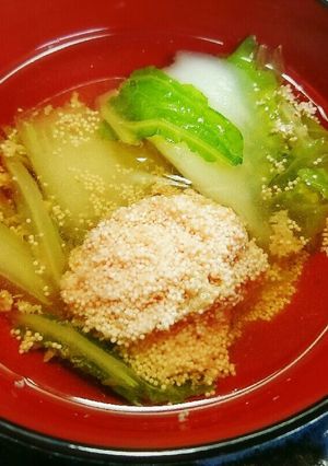 からだぽかぽか♥白菜の辛子明太子スープ-レシピのメイン写真