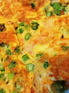 にんにくの芽とカニカマの卵焼き-レシピのメイン写真