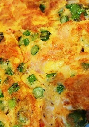 にんにくの芽とカニカマの卵焼き-レシピのメイン写真