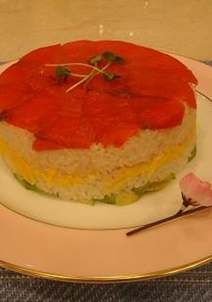 すしケーキ-レシピのメイン写真