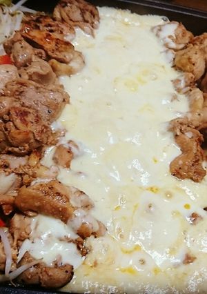 ホットプレートで簡単チーズダッカルビ！-レシピのメイン写真