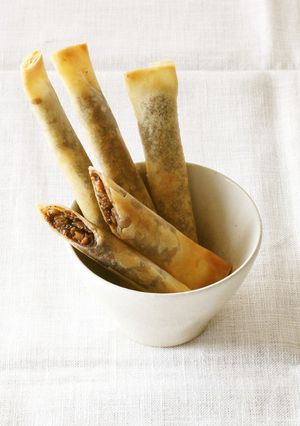 きのこ味噌のスティック春巻き-レシピのメイン写真