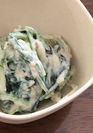 水菜と塩昆布の白和え-レシピのメイン写真