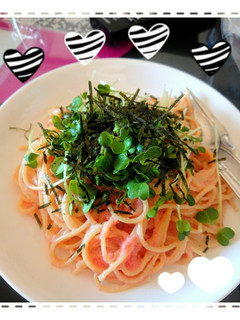 美味しい簡単!クリーミー明太子スパゲティ-レシピのメイン写真