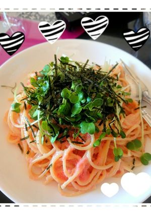 美味しい簡単！クリーミー明太子スパゲティ-レシピのメイン写真