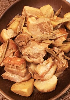 豚バラブロックと根菜の炒め煮-レシピのメイン写真