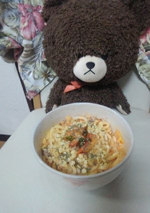 アロハ～気分のキムチ天かすうどん！-レシピのメイン写真