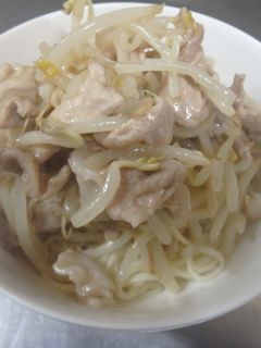 レンチンもやし炒めのラーメン-レシピのメイン写真