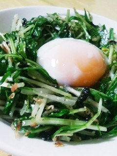 水菜のわさびドレッシングサラダ-レシピのメイン写真