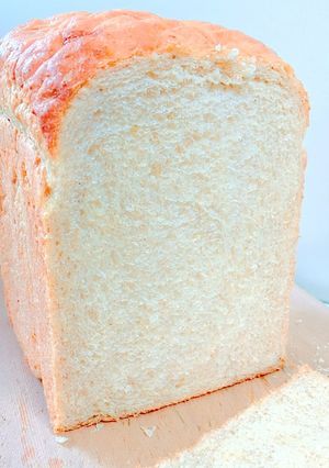 手ごねでカルピス&全粒粉&ご飯入り食パン-レシピのメイン写真