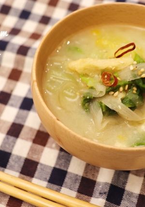 ほっこり☆だしを取らない酒粕味噌汁-レシピのメイン写真