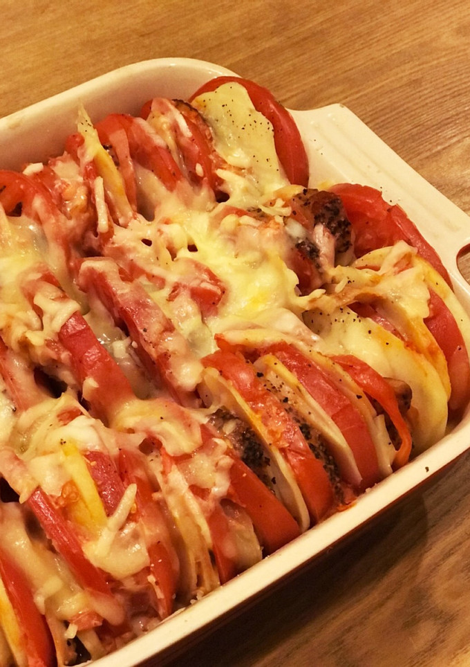 じゃがいもとトマトのチーズ焼き-レシピのメイン写真