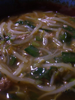 パパっと麻婆ニラもやしうどん-レシピのメイン写真