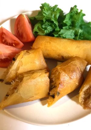 余り物が大変身！ 焼きビーフンde春巻き-レシピのメイン写真