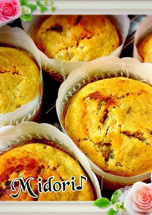 ココナツオイルとバナナのマフィン-レシピのメイン写真