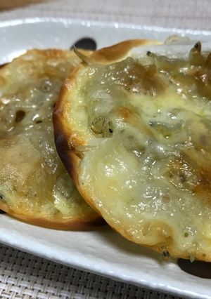 餃子の皮ピザ:じゃこチーズ-レシピのメイン写真