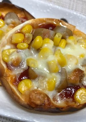 餃子の皮ピザ:ウインナーコーン-レシピのメイン写真