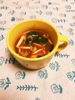 トマト鍋の素で簡単野菜スープ-レシピのメイン写真