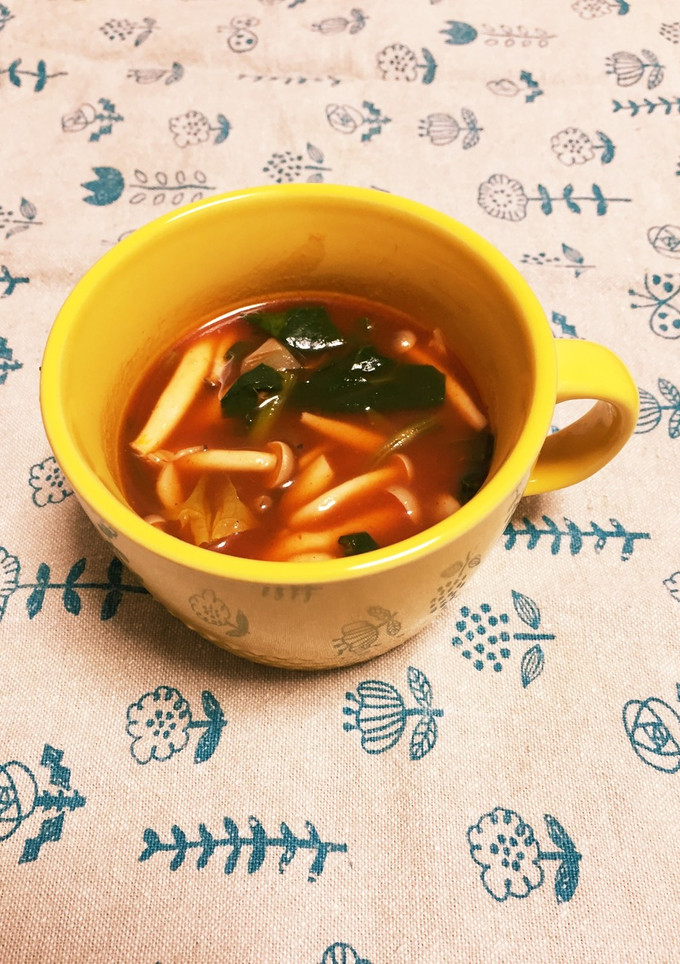 トマト鍋の素で簡単野菜スープ-レシピのメイン写真
