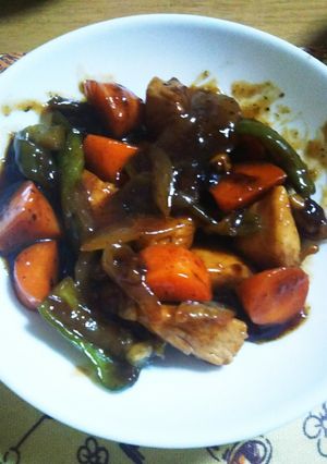 鶏むね肉の酢鶏-レシピのメイン写真