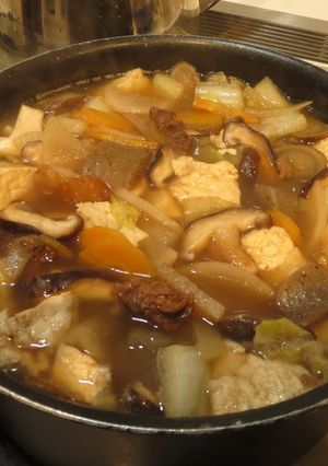 適当～野菜スープ w/ 牛筋-レシピのメイン写真