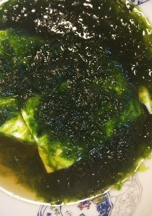 トロリと美味しい青海苔豆腐-レシピのメイン写真