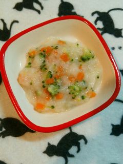 離乳食(中期)チーズ風味の野菜パンがゆ-レシピのメイン写真