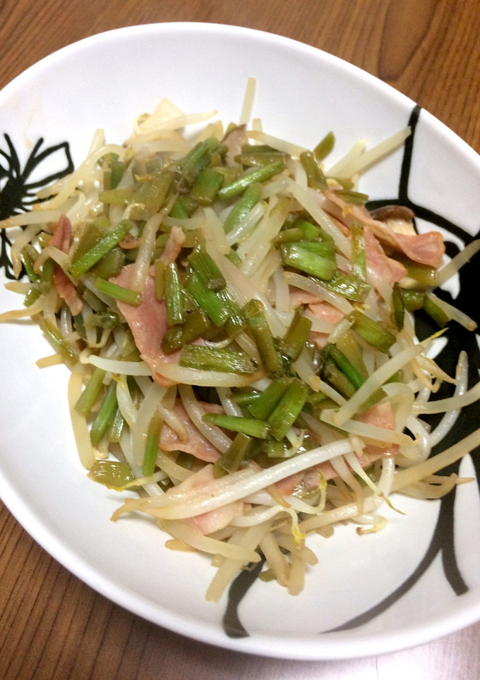 茎ニラの野菜炒め-レシピのメイン写真