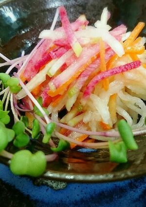 桃の節句♥彩り大根サラダ(マリネソース)-レシピのメイン写真