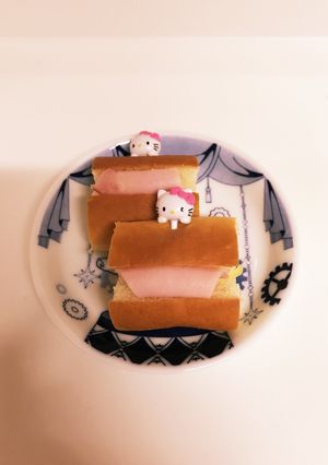 ❁スナックススティックハムサンド❁-レシピのメイン写真