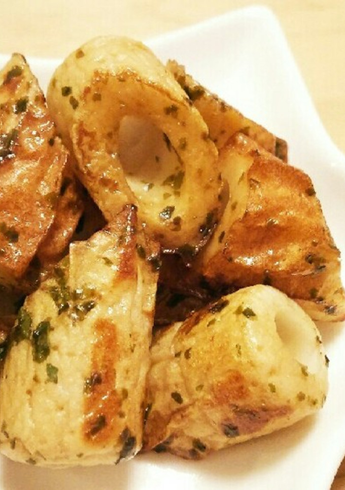 3分 ちくわの磯辺焼き-レシピのメイン写真