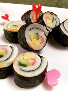 お弁当に♡竹輪deプチ海苔巻き-レシピのメイン写真