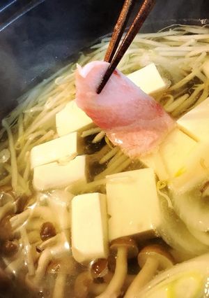 贅沢！マグロの大トロしゃぶしゃぶ-レシピのメイン写真