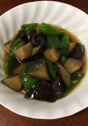 ナスとピーマンの揚げびたし-レシピのメイン写真
