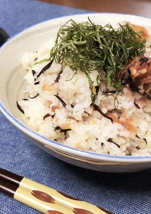 【母直伝】梅ひじきごはん-レシピのメイン写真