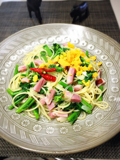 菜花のペペロンチーノ-レシピのメイン写真