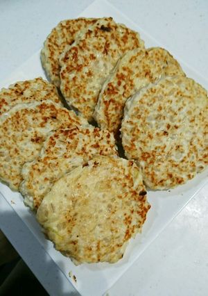 もち麦入り☆鶏胸肉のハンバーグ-レシピのメイン写真