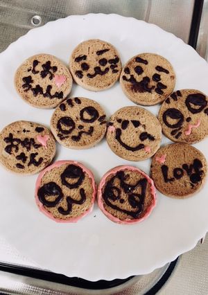 市販のクッキーで幸せチョコペンアレンジ♪-レシピのメイン写真